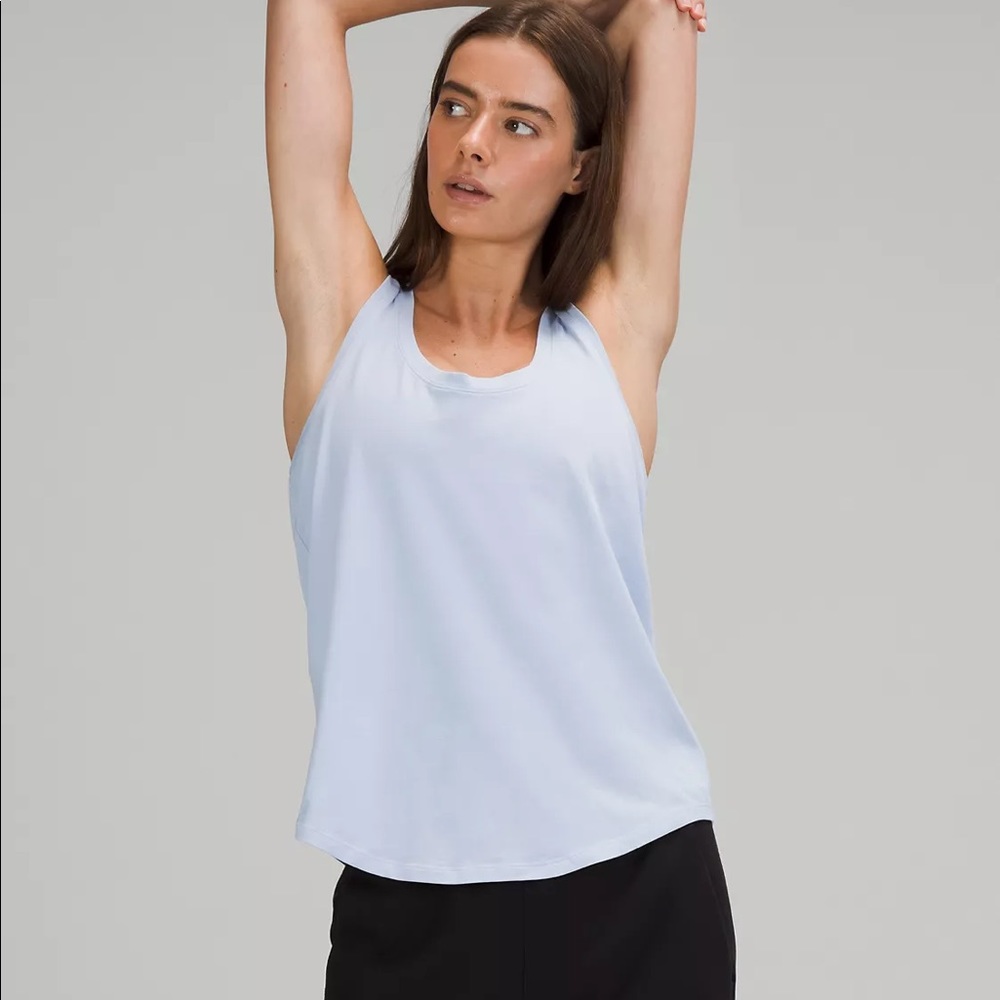 light blue lululemon love tank size 6.